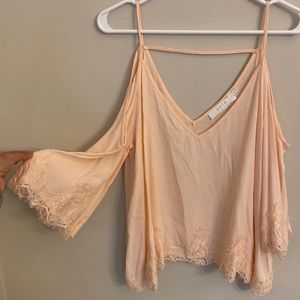 ASTR exposed shoulder top